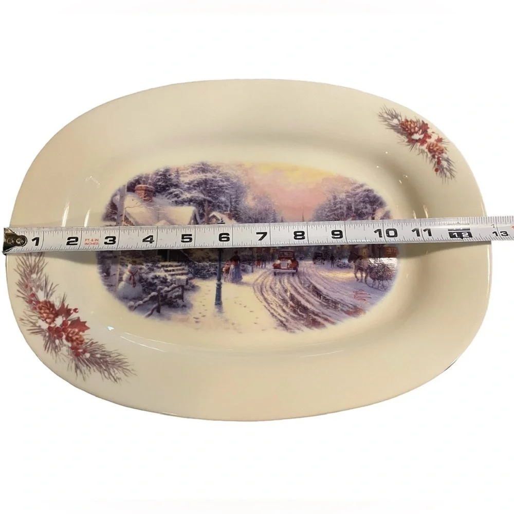 KINKADE Vintage Christmas Plate - Picture 3 of 4